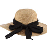 Scala Women's Amelia Crocheted Big Brim Packable Raffia Sunhat