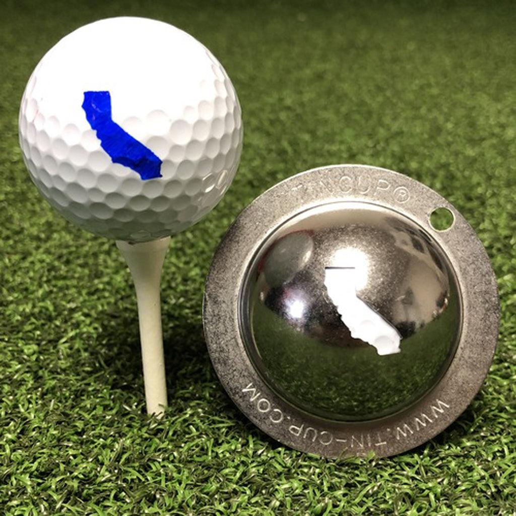 Tin Cup Golf Ball Custom Marker Alignment Tool