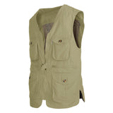 Tag Safari Vent Back Livingstone Vest for Men, 100% Cotton Vest for Hunters, Explorers, Photographers and Journalists