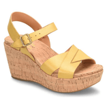 Kork-Ease Women's Ava 2.0 LeatherAnkle Strap Wedge Sandal