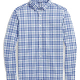 Vineyard Vines Men's Plaid On-The-Go brr Performance Button Down Long Sleeve Shirt