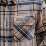 Burlebo Men's Flannel Mid-Weight Long Sleeve Shirt