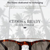 Christopher Cloos x Brady Hermosa Polarized Biodegradable Sunglasses