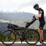 Roswheel Road Black Seat Pack & Rack 8L MTB & Road Bike