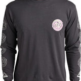 Reef Mens Venice(phantom) Size X-Large Long Sleeve Graphic T-Shirt