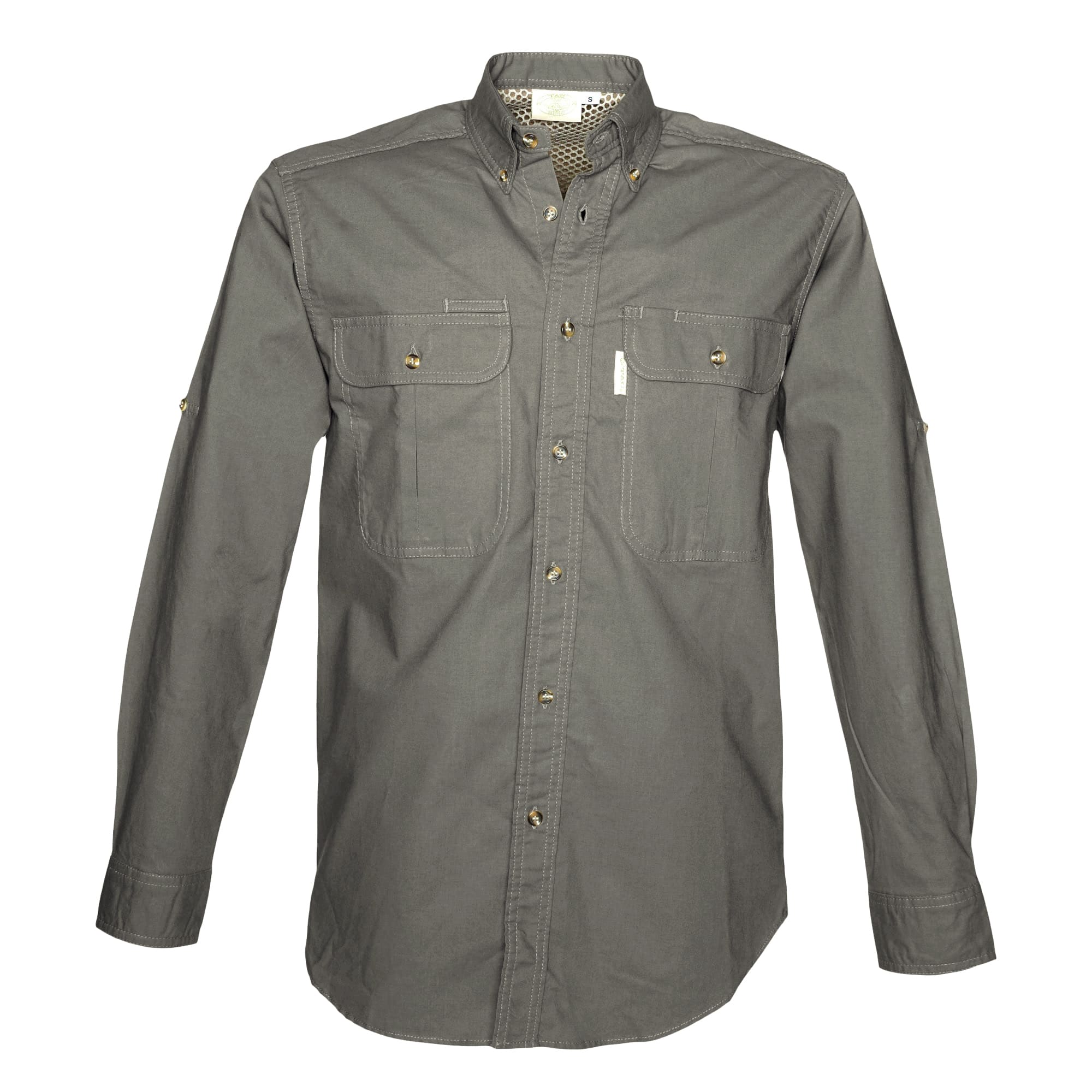 TAG Safari Men's Adventure Long Sleeve Shirt w Chest Pockets.