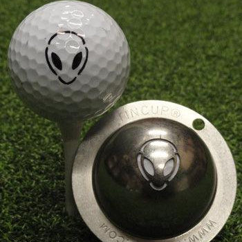 Tin Cup Golf Ball Custom Marker Alignment Tool