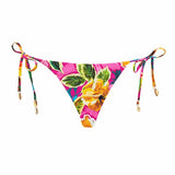 PQ Swim Women's Tie Full Coverage Bikini Bottoms