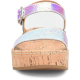 BORN Women's Sari Cork Platform Wedge Sandal