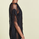 PQ Swim Women's Monique Swimsuit Cover-Up - Fringe Ends, Beach Dress