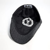 Boston Scally Co. The Original Newsboy 5-Panel Grey Herringbone Fitted Flat Cap