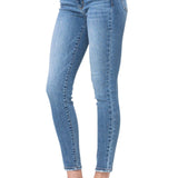 Judy Blue Women's Mid-Rise Vintage Wash Skinny Jeans