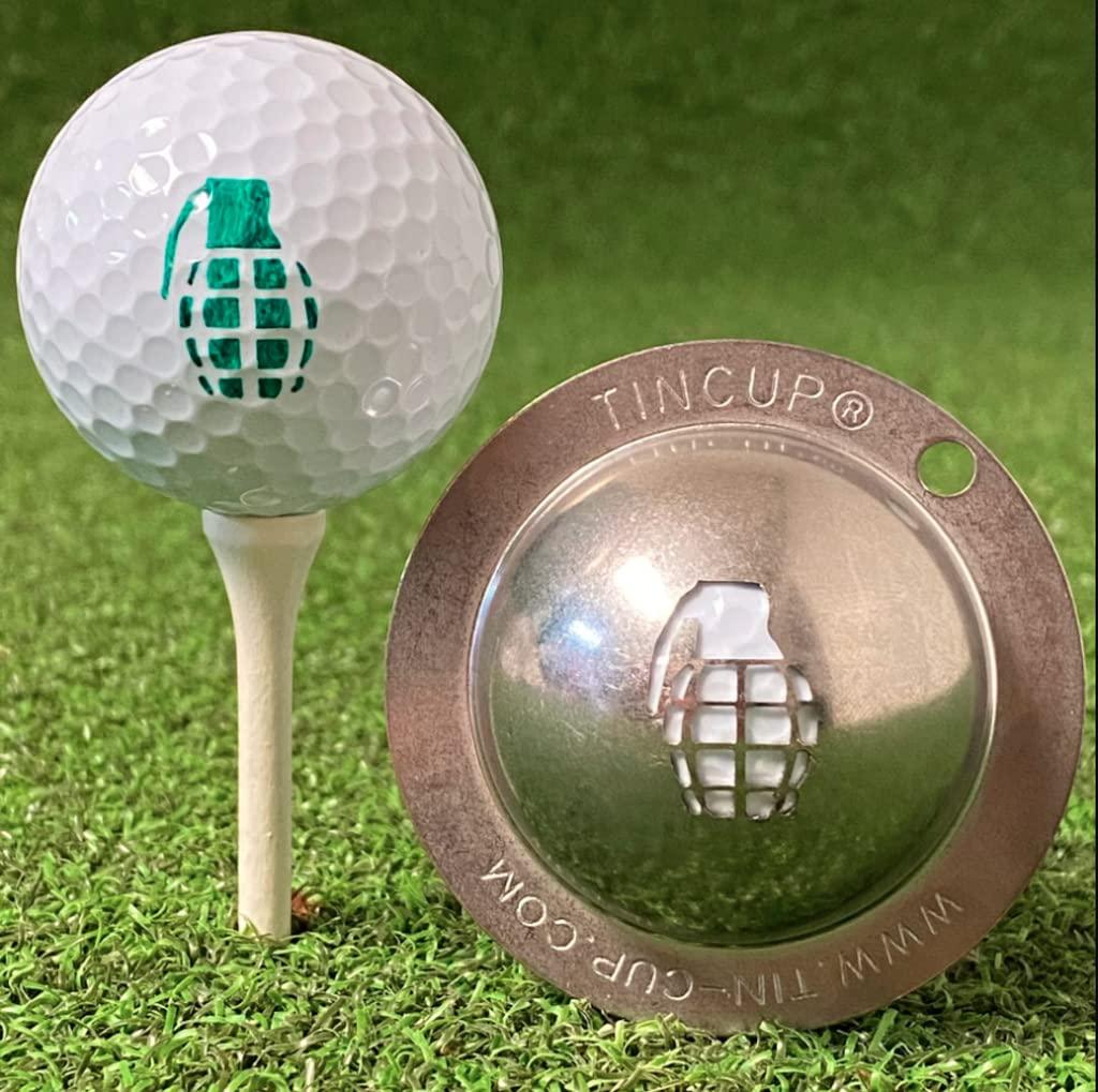 Tin Cup Golf Ball Custom Marker Alignment Tool