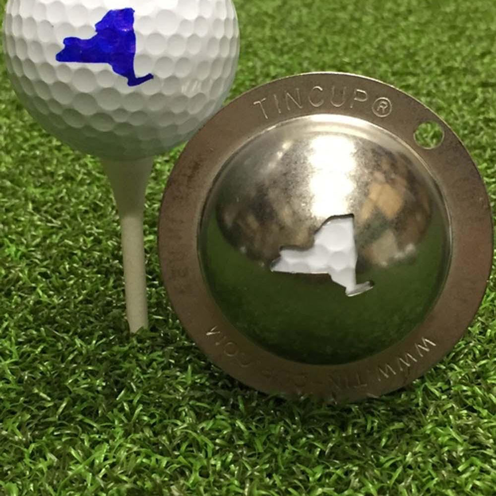 Tin Cup Golf Ball Custom Marker Alignment Tool