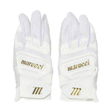 Marucci Pittards Reserve Black Adult Small Ultra Flexible Batting Gloves