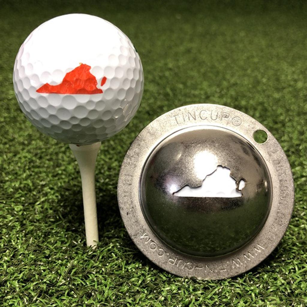 Tin Cup Golf Ball Custom Marker Alignment Tool