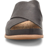 Tutsi Leather Slip-On Cross-Band Slide Sandal