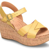 Ava 2.0 LeatherAnkle Strap Wedge Sandal