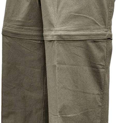 Tag Safari Zambezi Convertible Pants for Men, Covered Utility Pocket, Zip Off, 100% Cotton