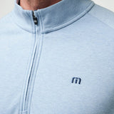 TravisMathew Men's Upgraded Quarter Zip Long Sleeve Sweater