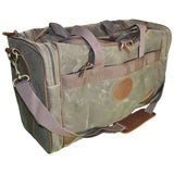 Tag Safari Duffle Bag - Waxed Canvas - Olive Green