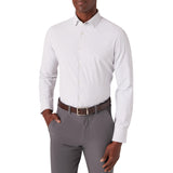 Mizzen+Main Leeward Performance Men's Long-Sleeve Dress Shirt - Wrinkle-Resistant, 4-Way Stretch, Trim Fit