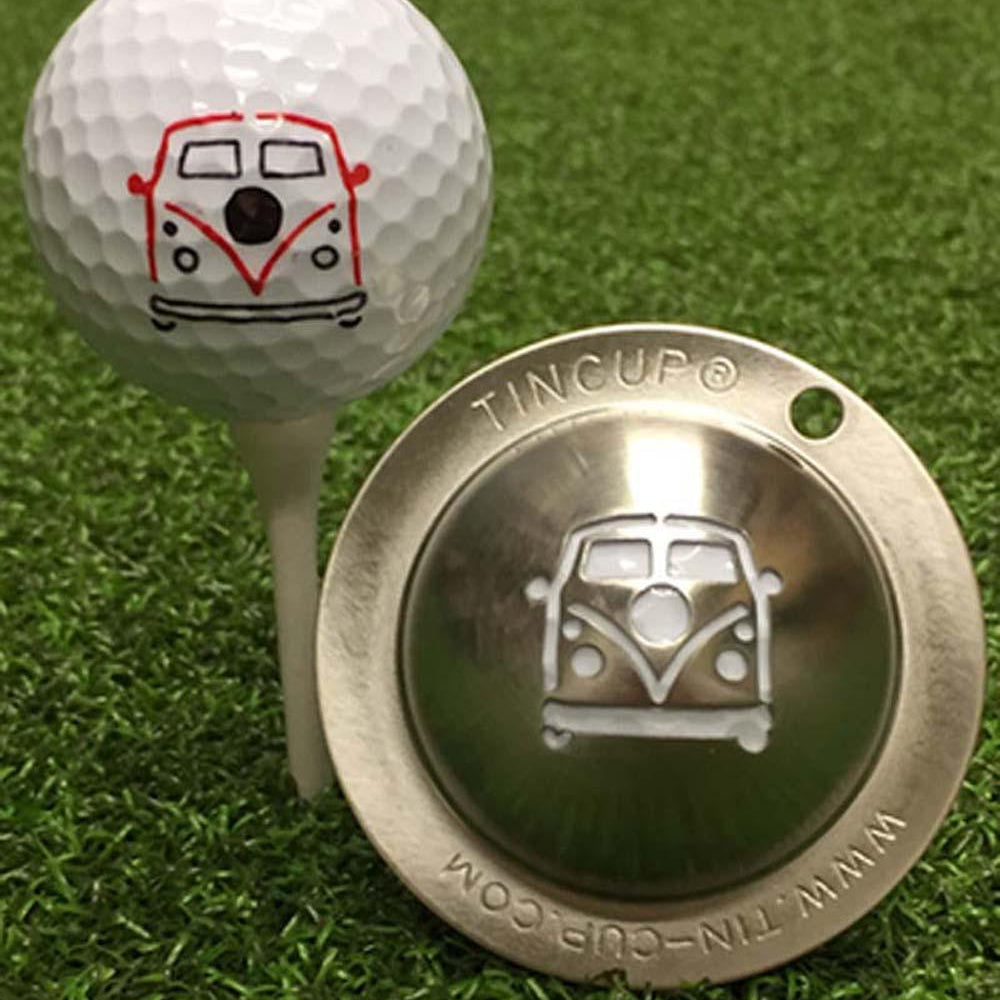 Tin Cup Golf Ball Custom Marker Alignment Tool