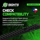 XS SIGHTS Marlin Optic Picatinny Rail w/White Stripe (Sights Not Included)