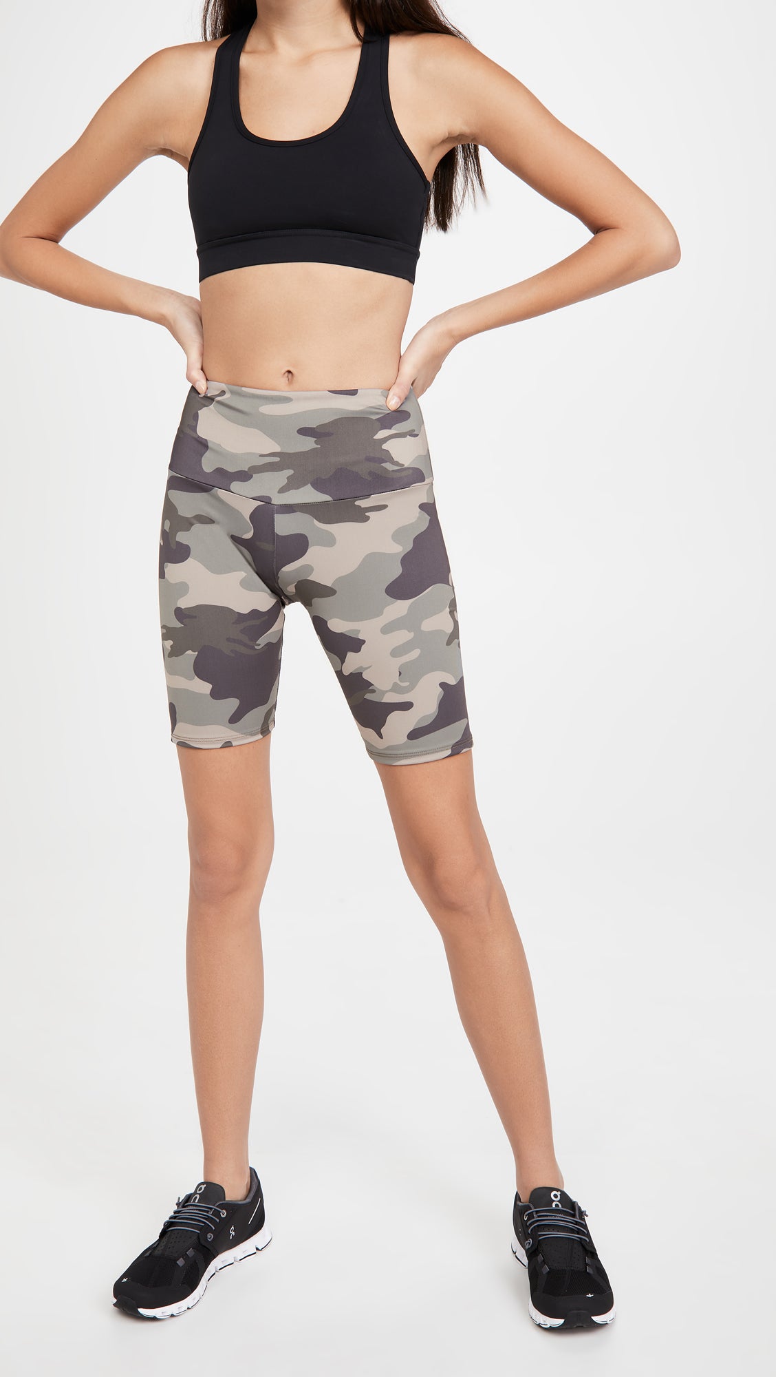 Onzie High Rise Bike Short Combat Camo - Sports by Sager