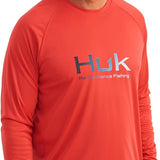 HUK Men's Pursuit Vented Long Sleeve, 30 UPF Fishing Shirt