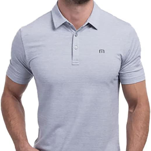 TravisMathew Men's The Heater Short Sleeve Golf Polo Shirt
