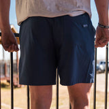 Burlebo Men's Everyday Shorts (Deep Water Navy - Mayan)