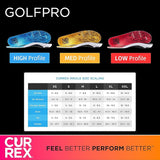 CURREX GolfPro Shock Absorbing Arch Support Posture Improving Insoles for Shoes