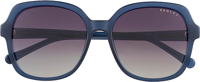 Radley London Women's 6505 Tranquil Blue Oversized Round Sunglasses