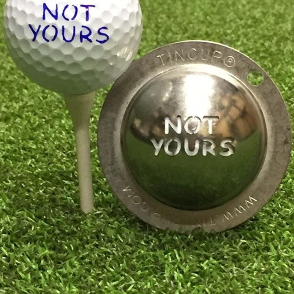 Tin Cup Golf Ball Custom Marker Alignment Tool