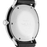 Junghans Men's Max Bill Automatic White Dial Black Leather Strap Analog Watch 27/4700.02