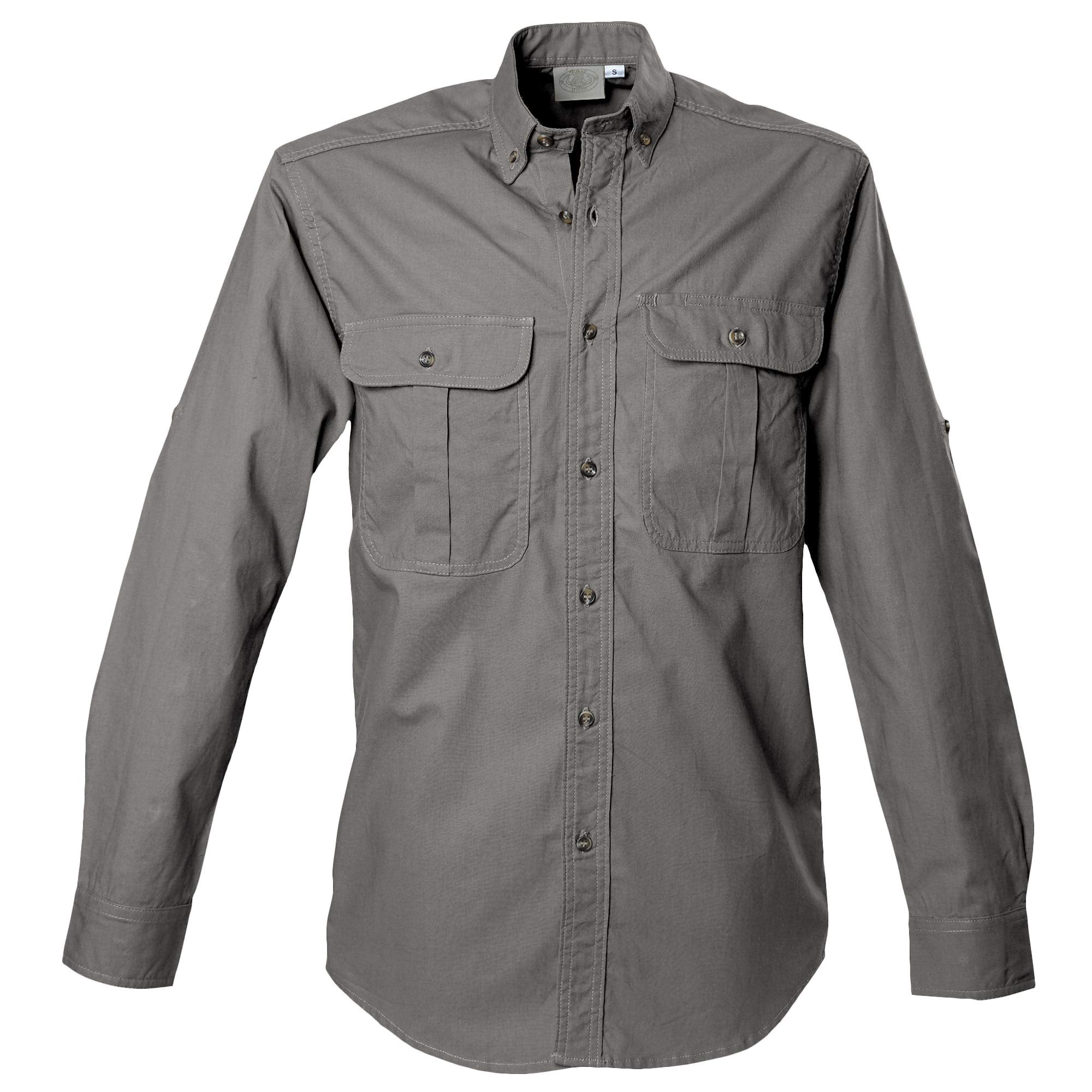 TAG Safari Men's Safari Long Sleeve Shirt w Chest Pockets