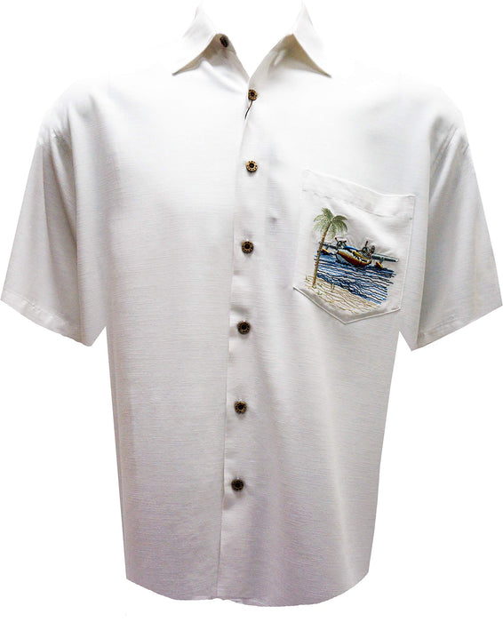 Bamboo Cay Mens Catch Of The Day Rayon Shirt