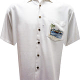 Bamboo Cay Mens Catch Of The Day Rayon Shirt