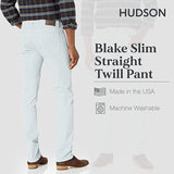 Hudson Jeans Mens Blake Slim Straight Cotton 34" Inseam Jeans