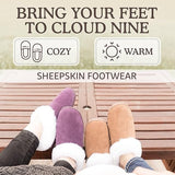 Cloud Nine Sheepskin Women's Indoor Outdoor Scuff House Slippers