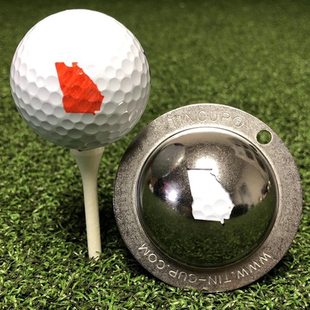 Tin Cup Golf Ball Custom Marker Alignment Tool