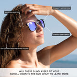 GOWOOD Unisex Los Angeles Polarized Sunglasses
