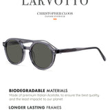 Christopher Cloos Larvotto Minimalistic Polarized Sunglasses