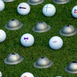 Tin Cup Golf Ball Custom Marker Alignment Tool