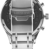 LOUIS XVI Men's Danton Silver/Blue Dial Swiss Made Analog Watch