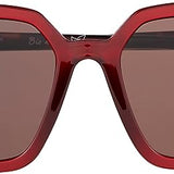 Radley London Women's 6506 Dark Rose Pink/Leopard  Oversized Square Sunglasses