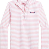 Vineyard Vines Women's Sankaty Shep Long Sleeve Quarter Zip Shirt