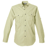 TAG Safari Men's Safari Long Sleeve Shirt w Chest Pockets