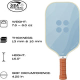 Holbrook Mav Pro Series 3K Carbon Fiber Power and Control Pickleball Paddle